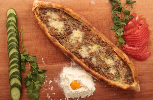 Karışık Açık Pide pidesi